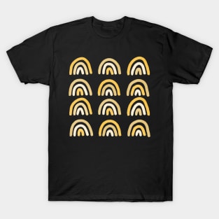 orange yellow rainbows graphic T-Shirt